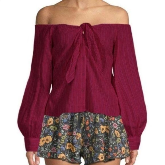 Free People Tops - Free People Hello There Beautiful Striped Top